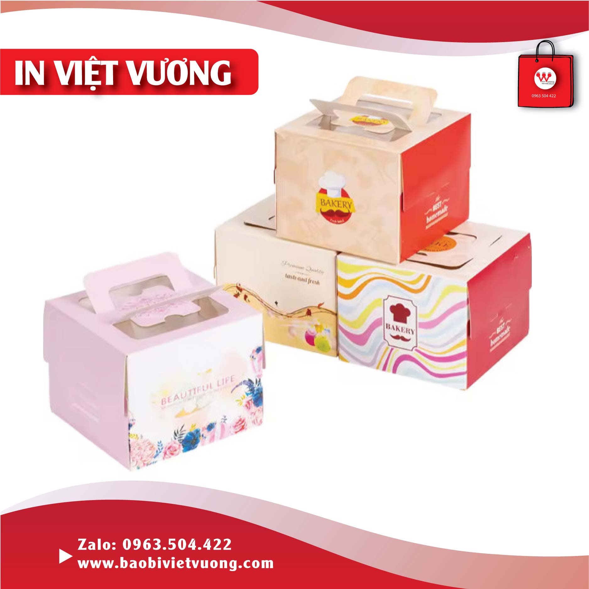 IN HỘP ĐỰNG BÁNH KEM GIÁ RẺ TẠI TP.HCM 2024